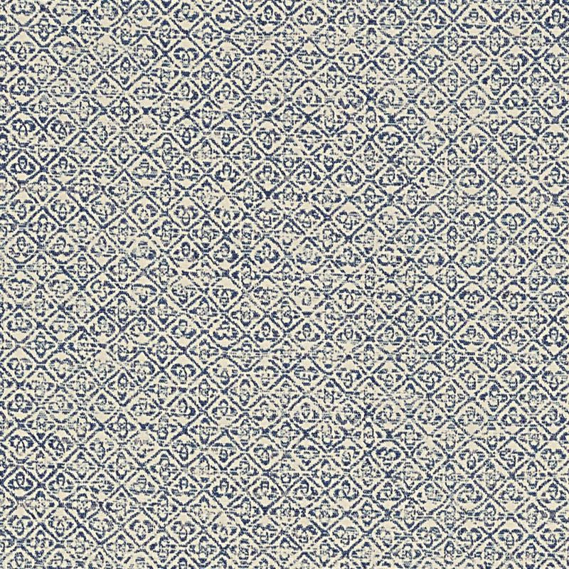 Sarong Weave Indigo 69020 by Schumacher Designer Fabric Steel-Magnolia 100% Solution Wyzenbeek 12,000 Horizontal: 7/8- and Vertical: 3/4- 54 - Swanky Fabrics -
