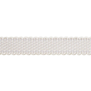 Frances Silk Gimp Grey 83361 by Schumacher Designer Trim