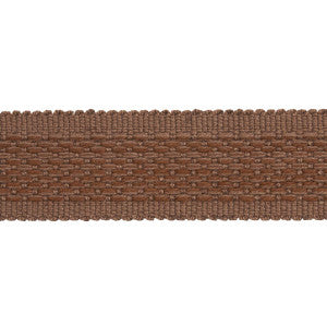 Cardiff Tape Medium Brown 83392 by Schumacher Designer Trim