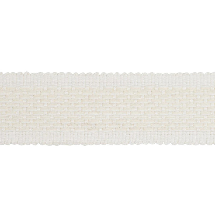 Cardiff Tape Medium Ivory 83390 by Schumacher Designer Trim Patterson Flynn 1.0" - Swanky Fabrics -