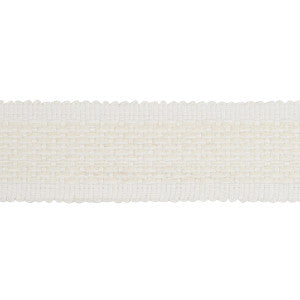 Cardiff Tape Medium Ivory 83390 by Schumacher Designer Trim