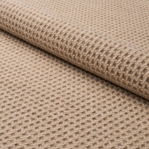 Walden Wool Texture Wheat 82640 by Schumacher Designer Fabric