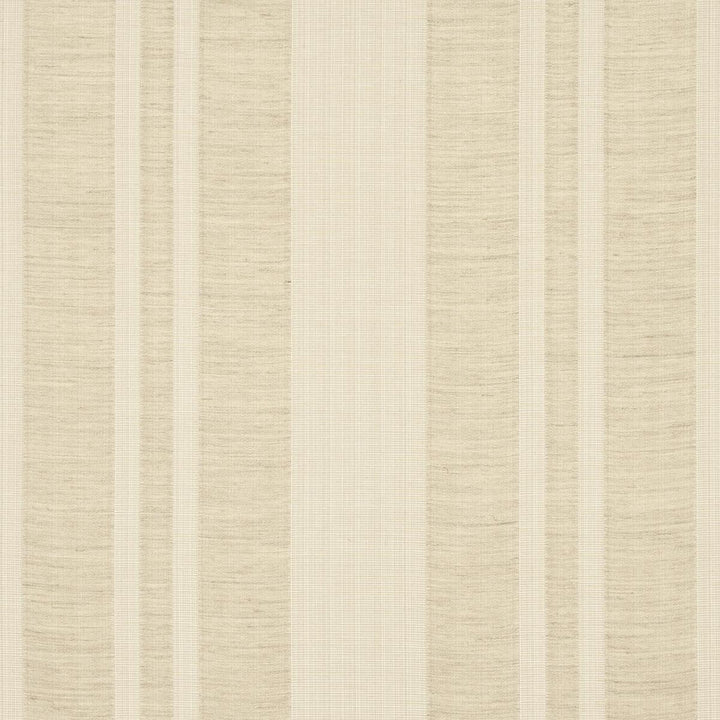 Simon Wool Linen Stripe Natural 83261 by Schumacher Designer Fabric Patterson Flynn 13.75" - Swanky Fabrics -