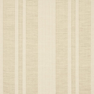 Simon Wool Linen Stripe Natural 83261 by Schumacher Designer Fabric