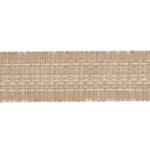 Cardiff Tape Medium Sand 83391 by Schumacher Designer Trim