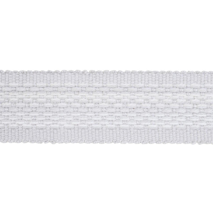 Cardiff Tape Medium Grey 83394 by Schumacher Designer Trim Patterson Flynn 1.0" - Swanky Fabrics -