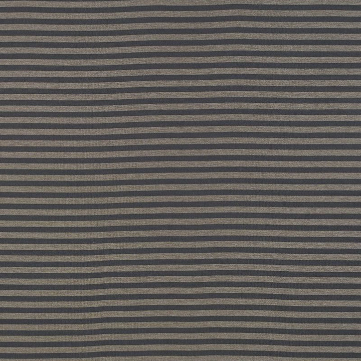 Geoffrey Metallic Stripe Carbon 69240 by Schumacher Designer Fabric Understated-Luxury 74% Viscose, 26% Cotton Wyzenbeek 15,000 Horizontal: - and Vertical: 1.25 54.25 - Swanky Fabrics -