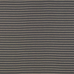 Geoffrey Metallic Stripe Carbon 69240 by Schumacher Designer Fabric