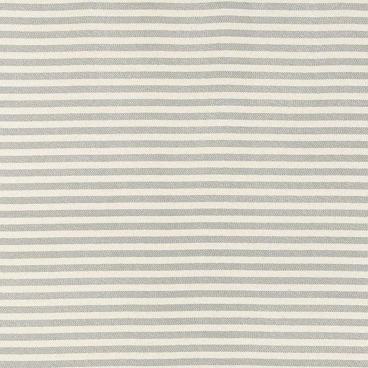 Geoffrey Metallic Stripe Moonglow 69242 by Schumacher Designer Fabric UNDERSTATED LUXURY See Sample UNITED STATES OF AMERICA MEDIUM </p><p>Repeat: Horizontal: - and Vertical: 1 1/4" (3CM) 54 1/4" (138CM) - Swanky Fabrics -