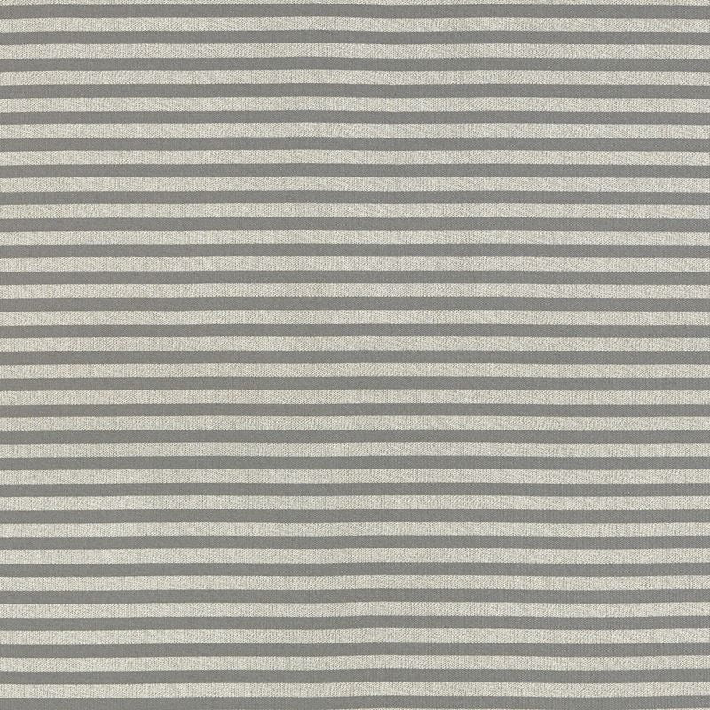 Geoffrey Metallic Stripe Mercury 69243 by Schumacher Designer Fabric Understated-Luxury 74% Viscose, 26% Cotton Wyzenbeek 15,000 Horizontal: - and Vertical: 1.25 54.25 - Swanky Fabrics -