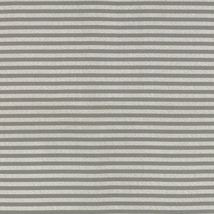 Geoffrey Metallic Stripe Mercury 69243 by Schumacher Designer Fabric