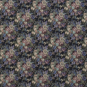 6927 Ebony Rose by Charlotte Designer Fabric