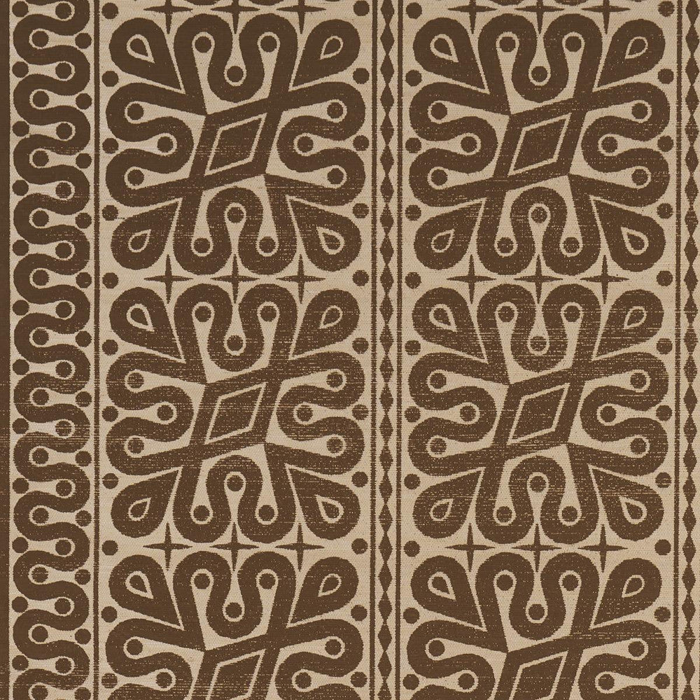 Borneo Grasscloth Brown 5015410 by Schumacher Designer Wallpaper Celerie Kemble 34.0" - Swanky Fabrics -