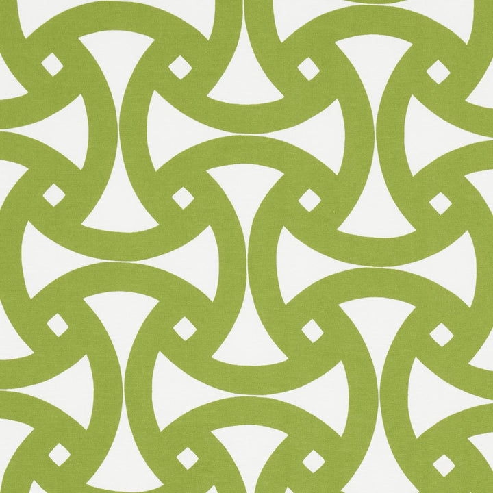 Santorini Print Indoor/Outdoor Fern 181081 by Schumacher Designer Fabric Trina Turk 54.0" - Swanky Fabrics -