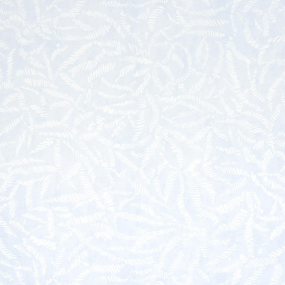 Leaf Bloom Sky 5016391 by Schumacher Designer Wallpaper Schumacher Design Lab 27.0" - Swanky Fabrics -