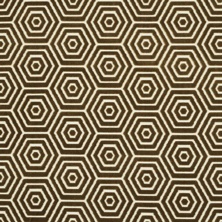 Bees Knees Cut Velvet Gold 83210 by Schumacher Designer Fabric Mary Mcdonald 7.0" - Swanky Fabrics -