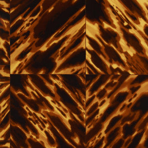 Tortoise Shell Natural 5015370 by Schumacher Designer Wallpaper