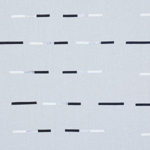 Overlapping Dashes Sky 74032 by Schumacher Designer Fabric