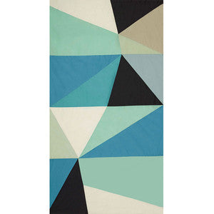 Cubist Peacock 69450 by Schumacher Designer Fabric