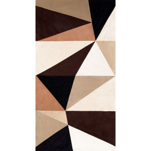 Cubist Silk Panel Java 69453 by Schumacher Designer Fabric