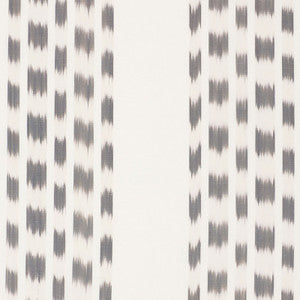 Izmir Stripe Grey 69473 by Schumacher Designer Fabric