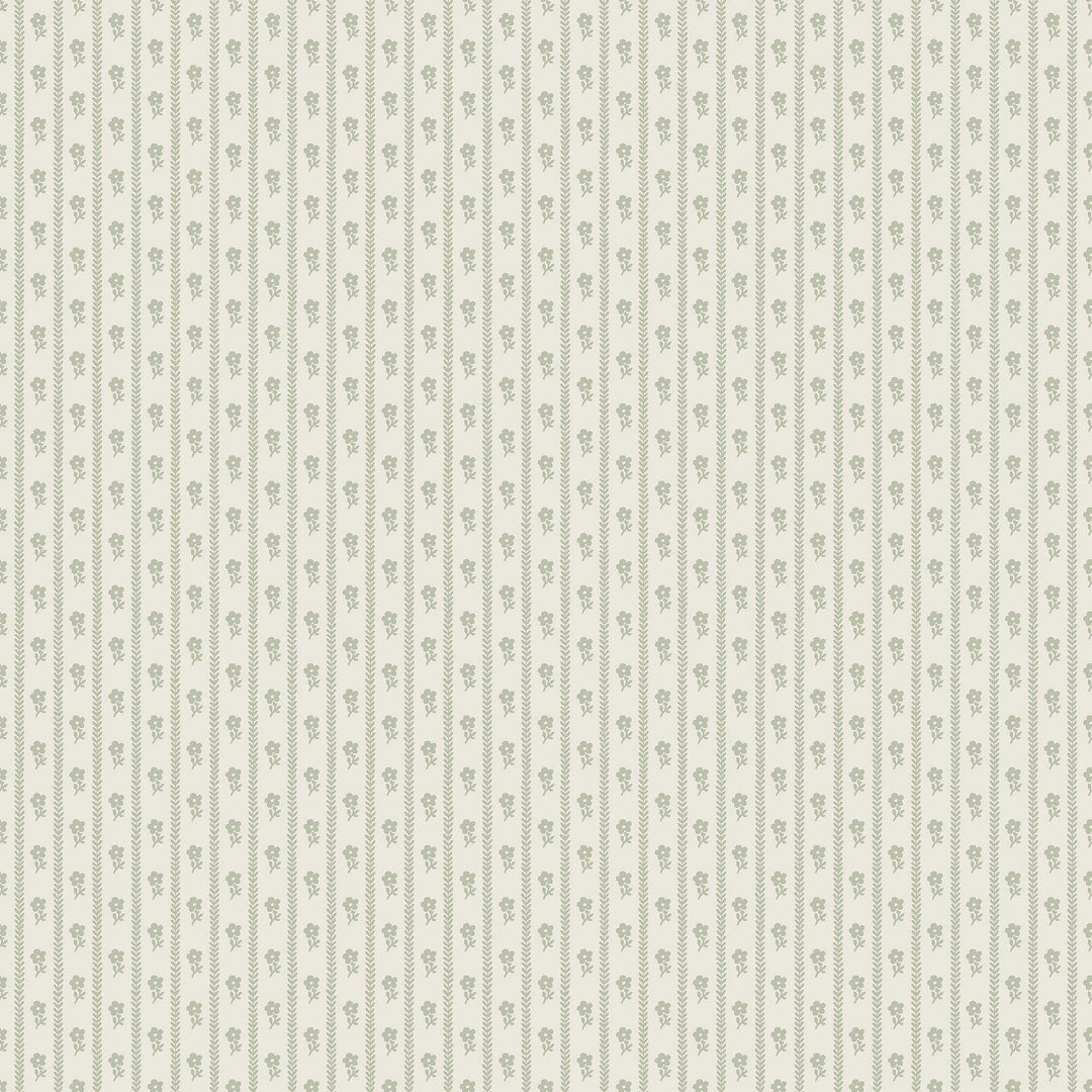 Lilla Lyckan Sage 6954 by Schumacher Designer Wallcovering
