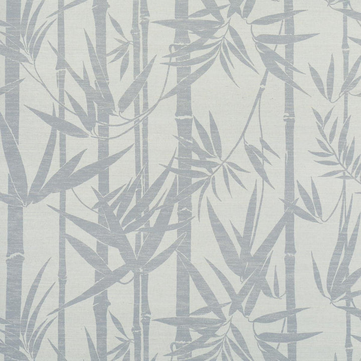 Les Bambous Sisal Mineral 5008314 by Schumacher Designer Wallpaper Jacaranda 33.5" - Swanky Fabrics -