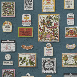 Salud Grotto Blue 5015600 by Schumacher Designer Wallpaper
