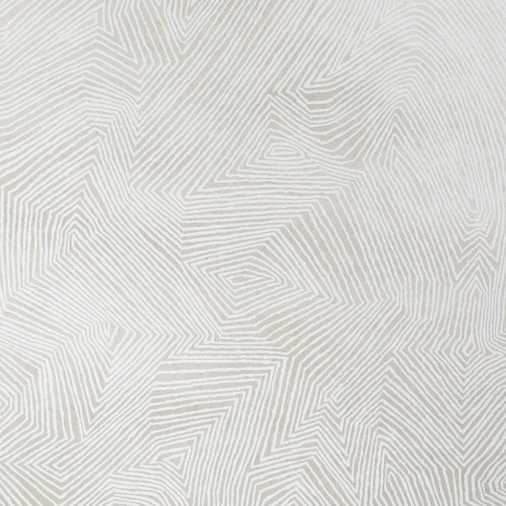 Labyrinth Grand Soft Silver 5015432 by Schumacher Designer Wallpaper Earth And Sky 27.0" - Swanky Fabrics -