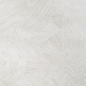 Labyrinth Grand Soft Silver 5015432 by Schumacher Designer Wallpaper