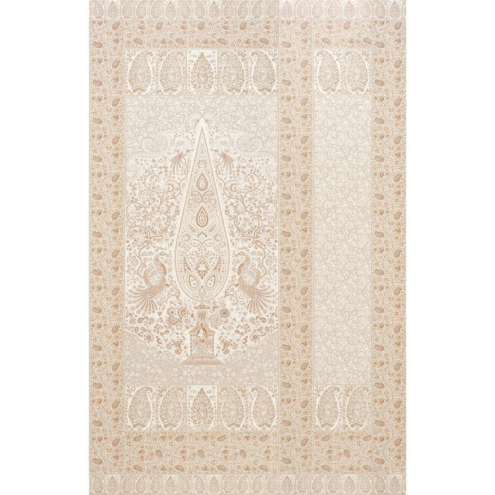 Colmery Paisley Parchment 5015511 by Schumacher Designer Wallpaper Le Max 81.0" - Swanky Fabrics -