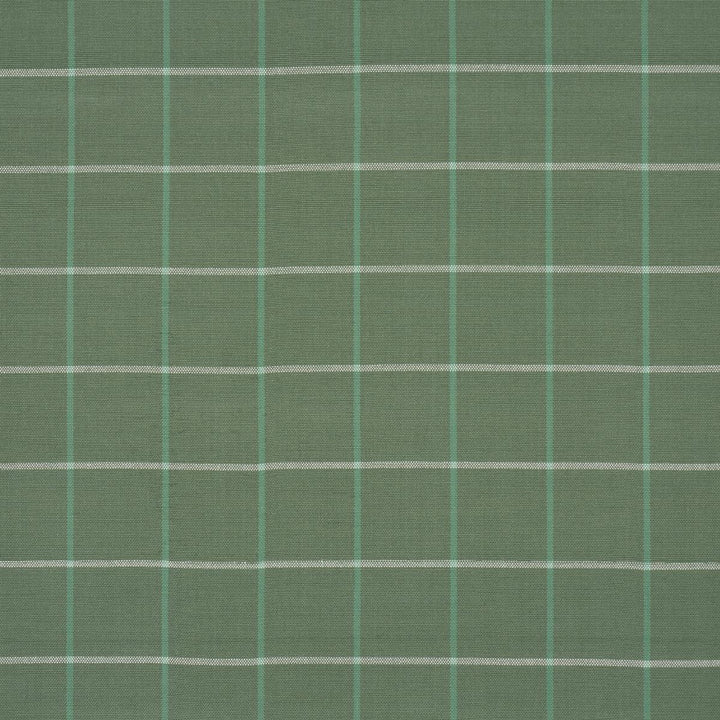 Frannie Windowpane Green 83783 by Schumacher Designer Fabric Mark D. Sikes 3.0" - Swanky Fabrics -