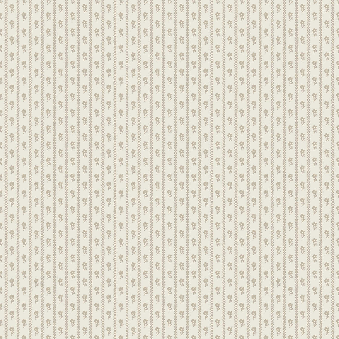 Lilla Lyckan Natural 6955 by Schumacher Designer Wallcovering