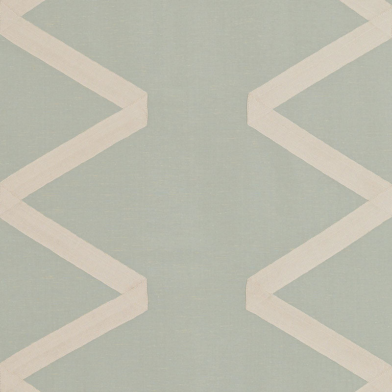 Legere Opal 69692 by Schumacher Designer Fabric COUTURE COLLECTION See Sample INDIA - </p><p>Repeat: Horizontal: 27" (69CM) and Vertical: 10 1/4" (26CM) 54" (137CM) - Swanky Fabrics -