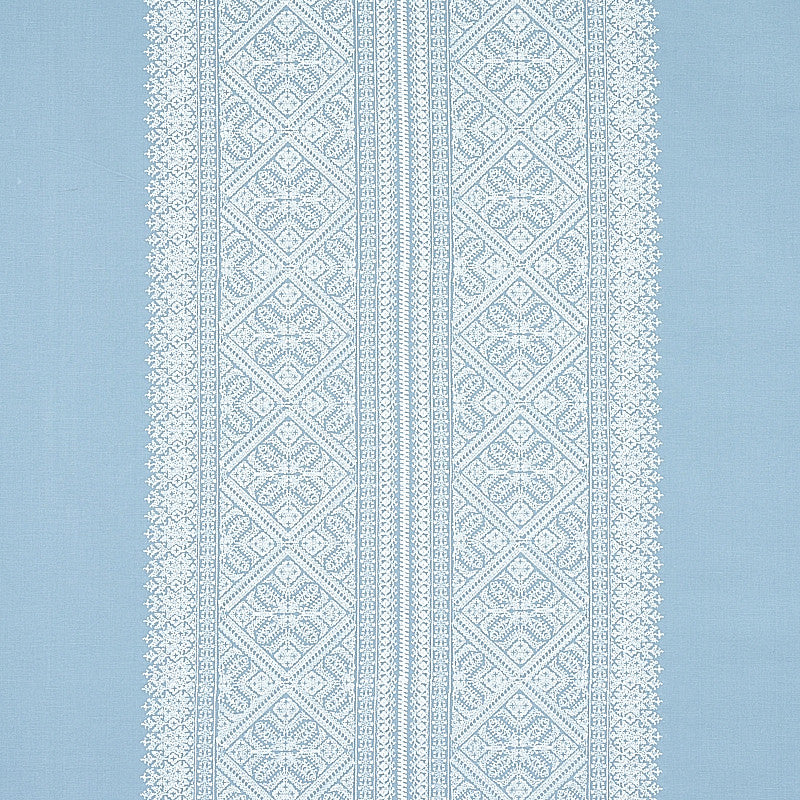 Toledo Chambray 69733 by Schumacher Fabric Schumacher Fabric Toledo Chambray 69733Fabric COTTON 40% INDIA </p><p>Repeat: H: HORZ. 26" (66CM) , V: VERT. 4 1/5" (11CM) 52 - Fabric Carolina -