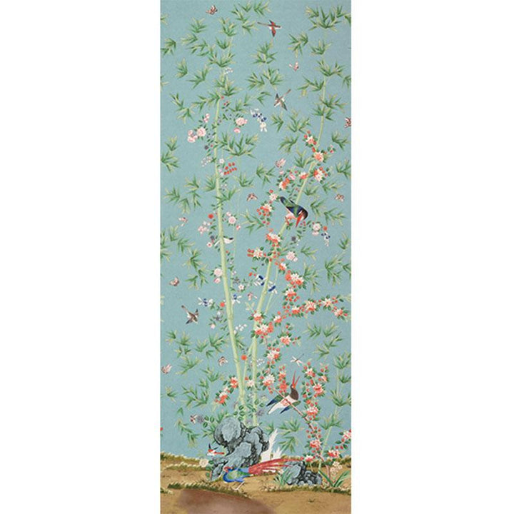 Brighton Pavilion Panel Multi 176020 by Schumacher Designer Fabric Miles Redd 53.5" - Swanky Fabrics -