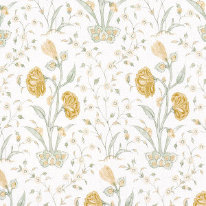 Khilana Floral Marigold 178333 by Schumacher Designer Fabric