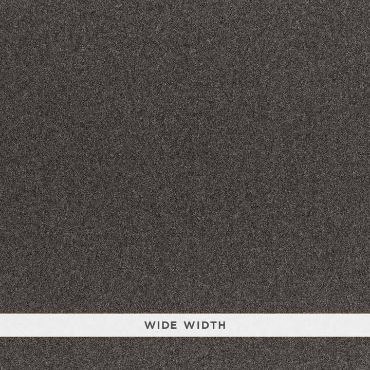 Chester Wool Sidewall Charcoal 5006295 by Schumacher Designer Wallpaper Fabric Wallcoverings - Swanky Fabrics -