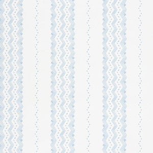 Nauset Stripe Sky 5009741 by Schumacher Designer Wallpaper