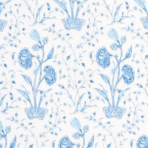 Khilana Floral Porcelain 5009955 by Schumacher Designer Wallpaper