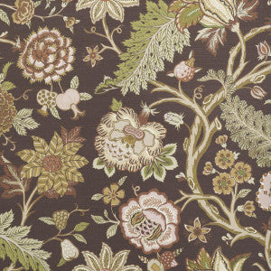 Darsy Tree Of Life Sisal Sepia 5015640 by Schumacher Designer Wallpaper