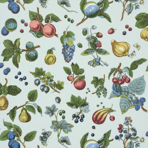 Berry Grove Sky 5015651 by Schumacher Designer Wallpaper