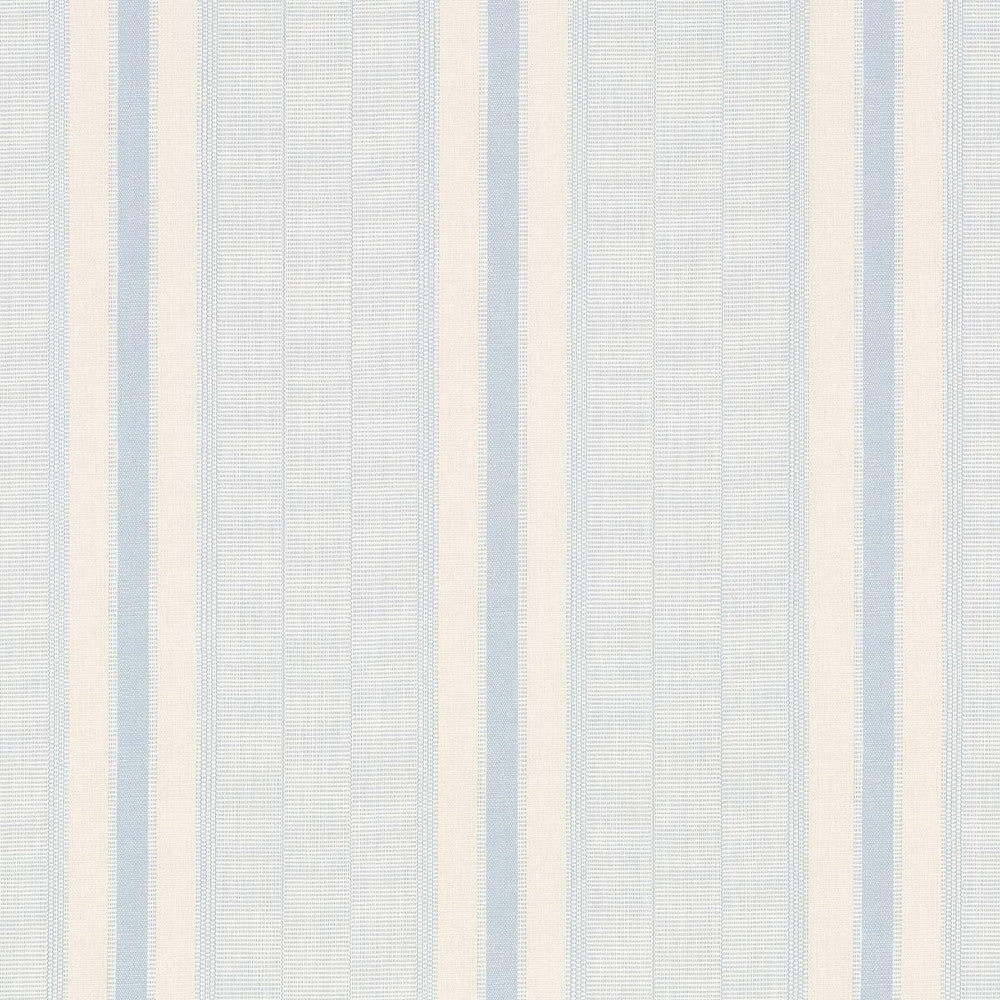 Ipala Stripe Vinyl Sky 5015800 by Schumacher Designer Wallpaper A Rum Fellow 9.0" - Swanky Fabrics -