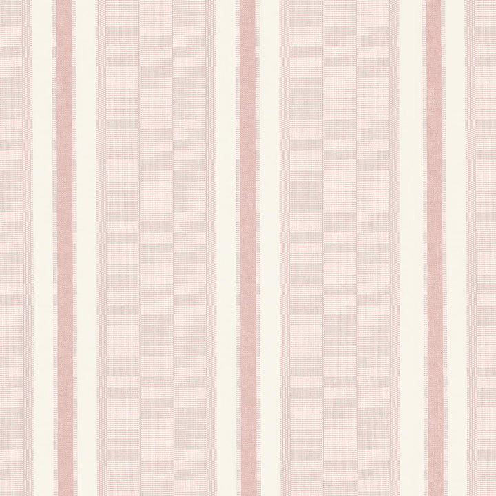 Ipala Stripe Vinyl Blush 5015803 by Schumacher Designer Wallpaper A Rum Fellow 9.0" - Swanky Fabrics -