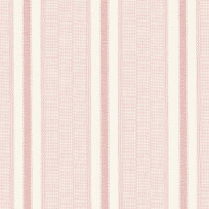Ipala Stripe Vinyl Blush 5015803 by Schumacher Designer Wallpaper