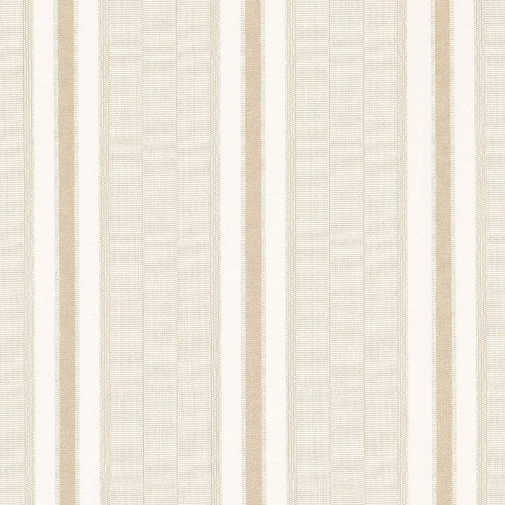 Ipala Stripe Vinyl Bisque 5015805 by Schumacher Designer Wallpaper A Rum Fellow 9.0" - Swanky Fabrics -