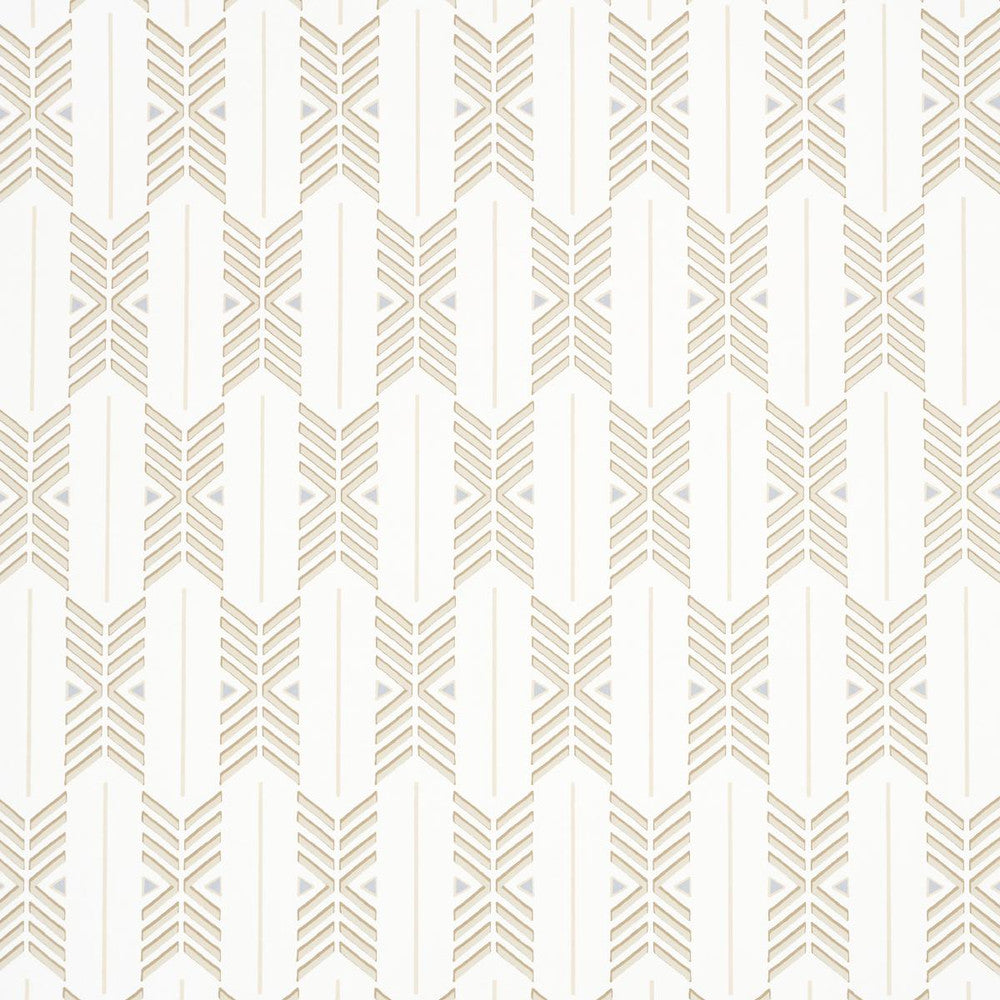 Quiver Sesame 5015810 by Schumacher Designer Wallpaper A Rum Fellow 3.38" - Swanky Fabrics -