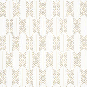 Quiver Sesame 5015810 by Schumacher Designer Wallpaper
