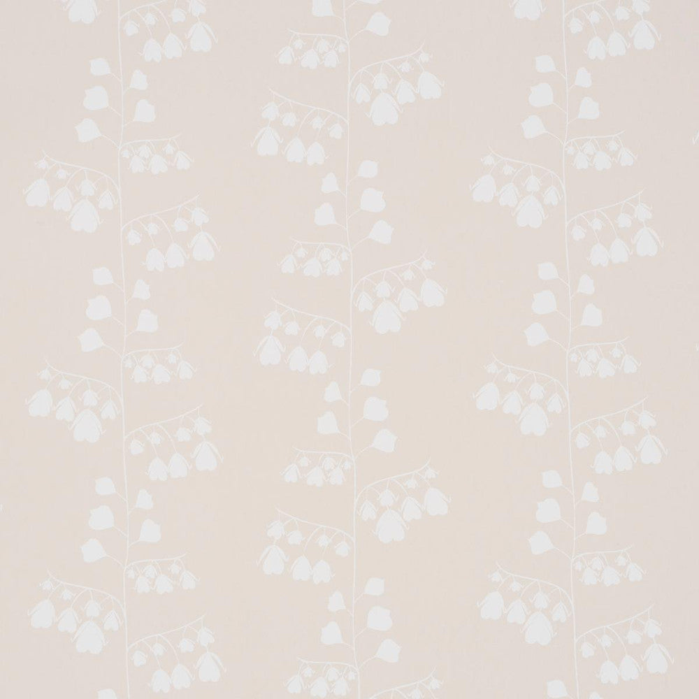 Bleeding Hearts Neutral 5015860 by Schumacher Designer Wallpaper Peg Norriss 18.0" - Swanky Fabrics -