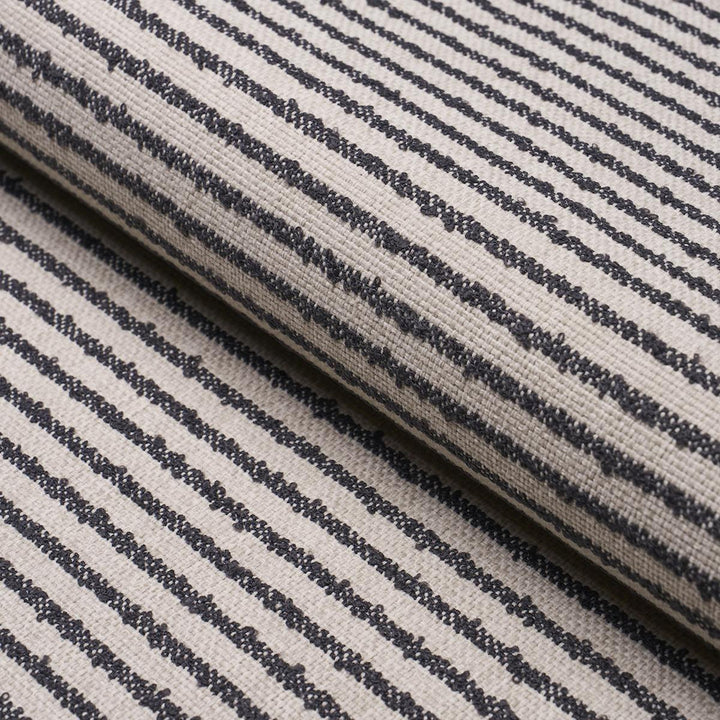 Boucl Stripe Indoor/Outdoor Jute 84262 by Schumacher Designer Fabric Live It Up! 18.88" - Swanky Fabrics -